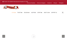 Tablet Screenshot of pasadenalittletheatre.org